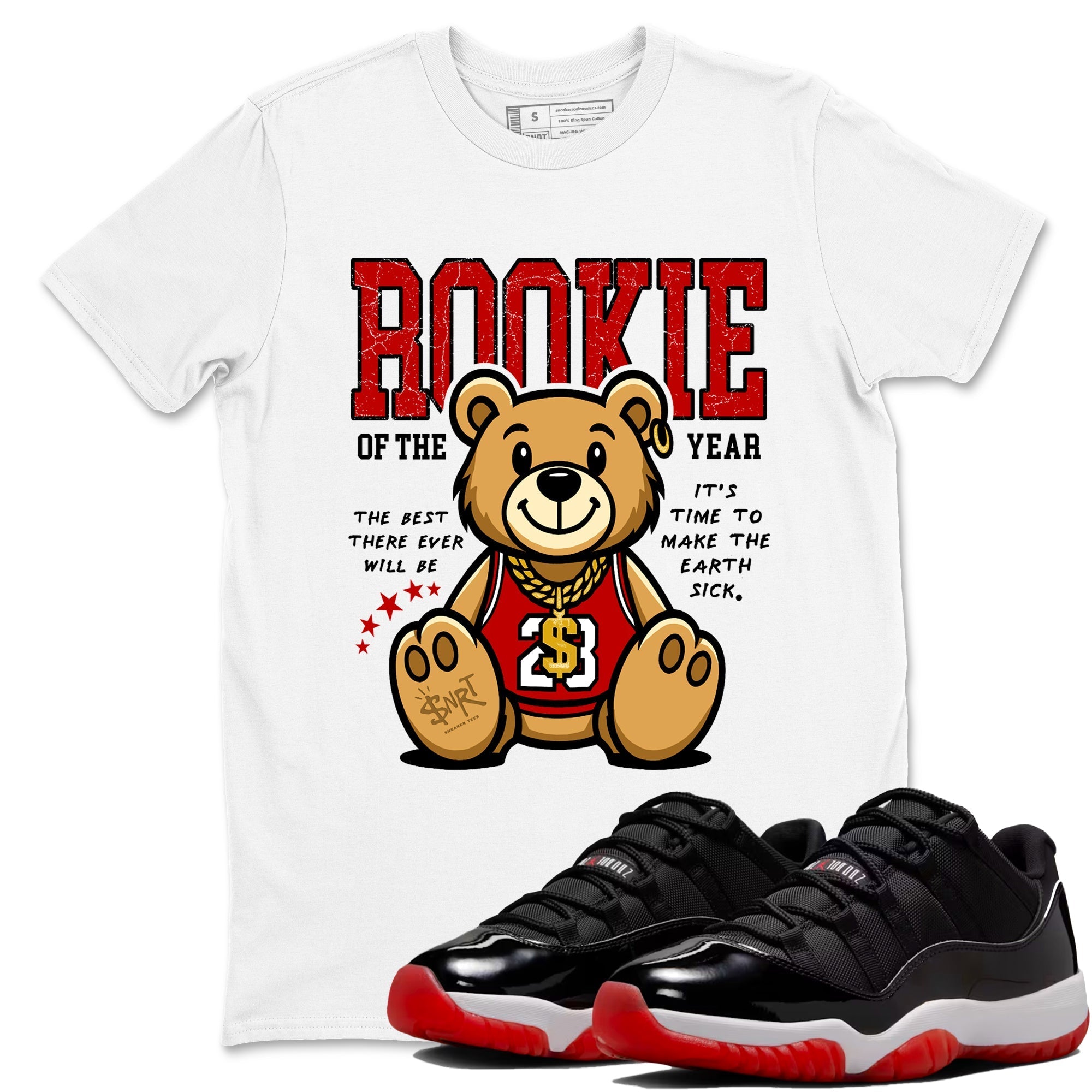 Rookie Of The Year Sneaker Tees - Air Jordan 11 Bred