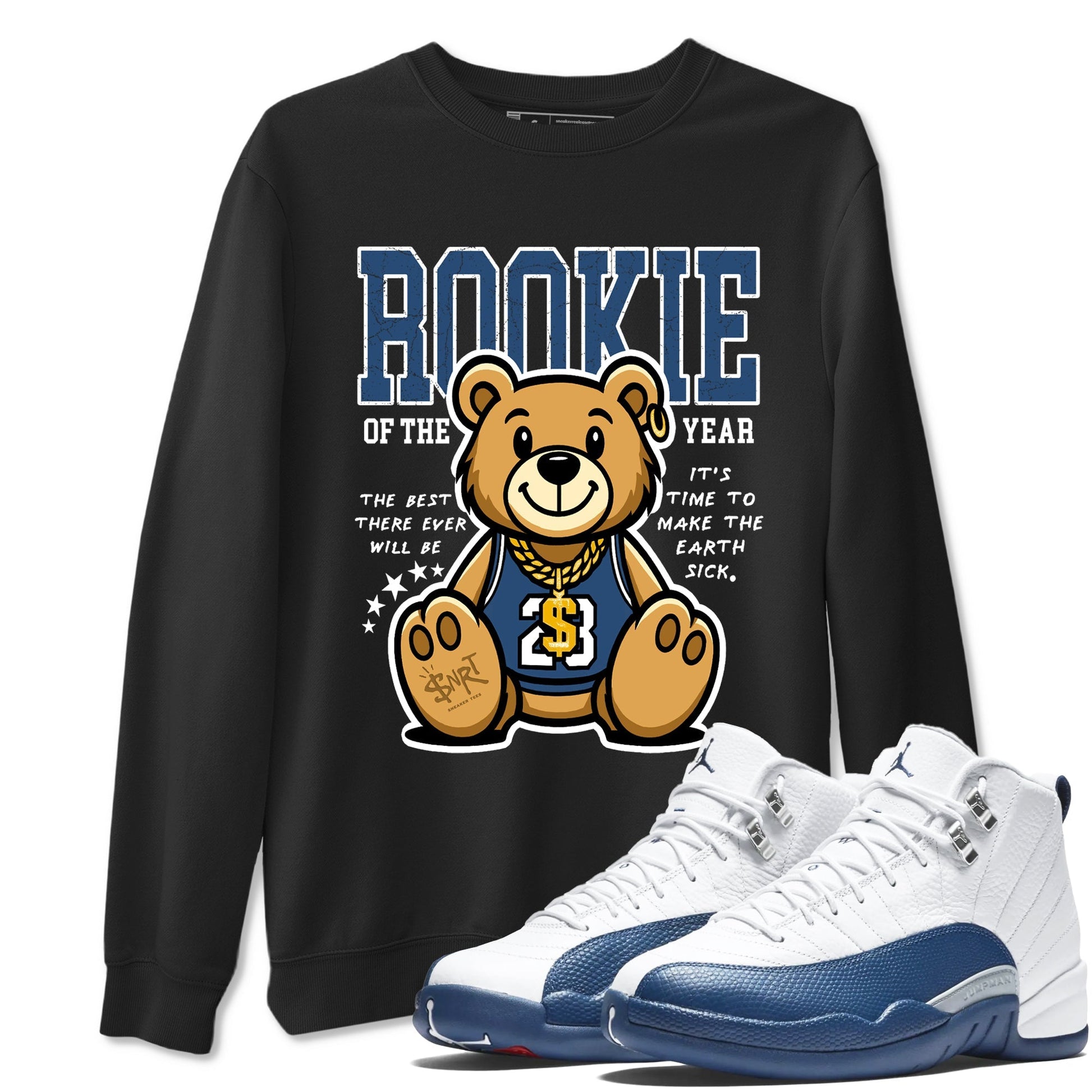 Rookie Of The Year Sneaker Tees - Air Jordan 12 French Blue