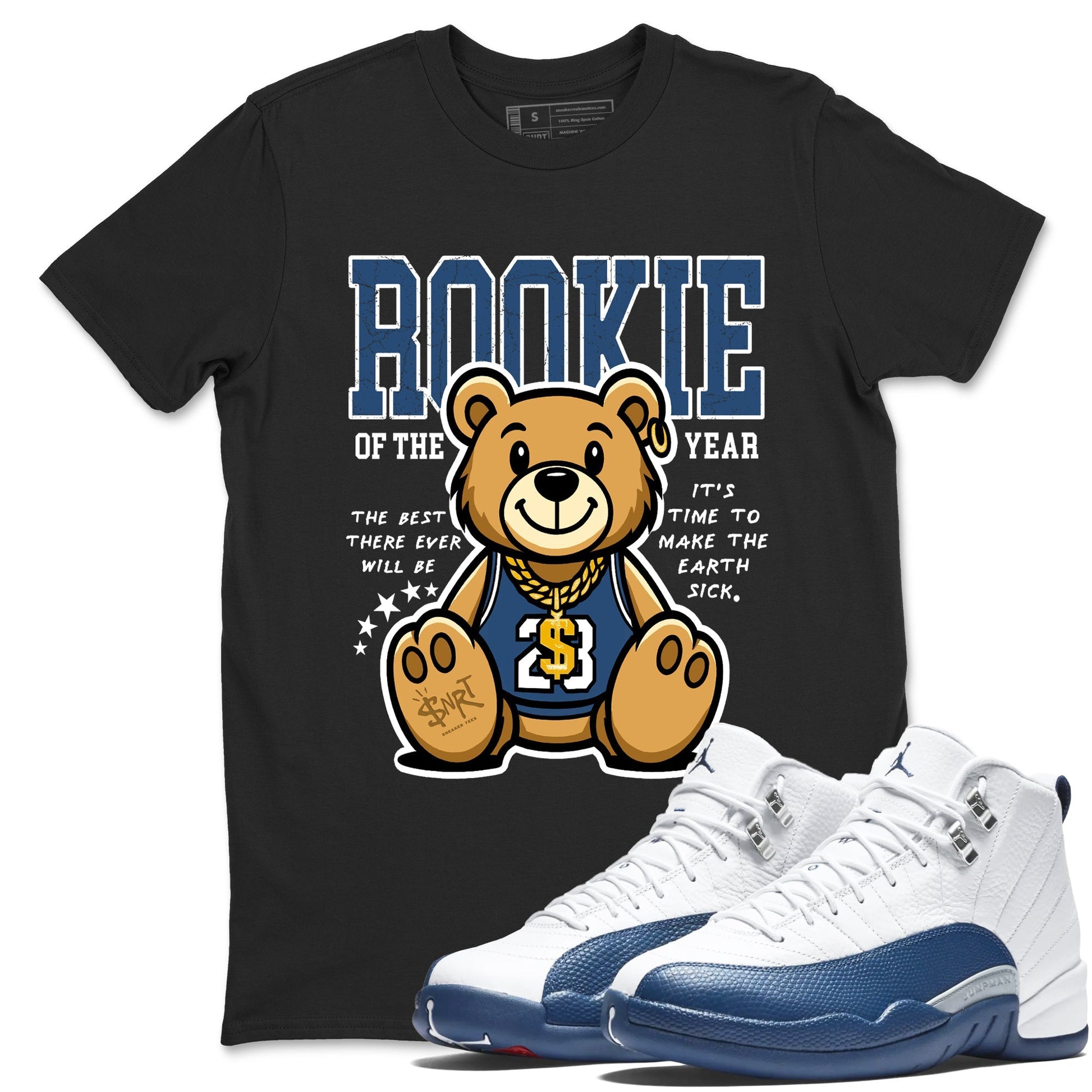 Rookie Of The Year Sneaker Tees - Air Jordan 12 French Blue