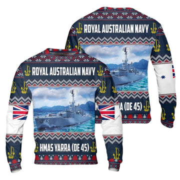 Royal Australian Navy HMAS Yarra DE 45 Christmas Sweater 3D ? Usalast