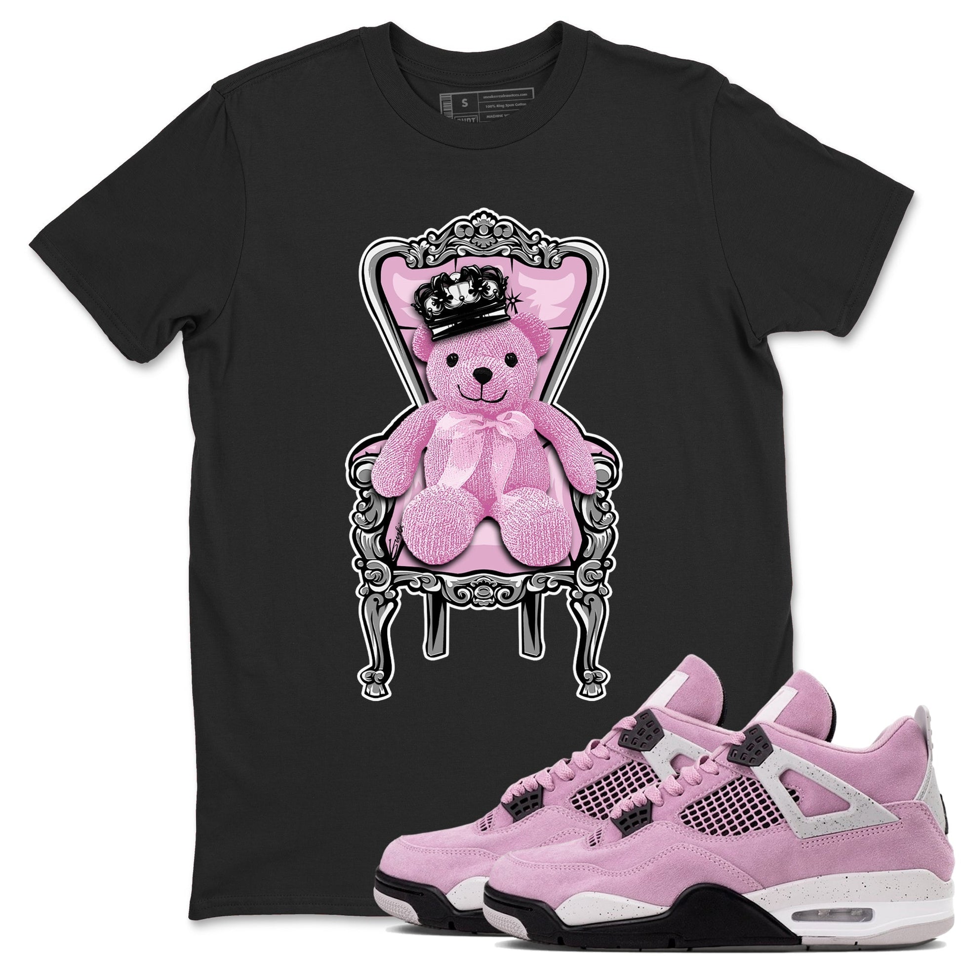 Royal Bear Sneaker Tees - Air Jordan 4 Orchid
