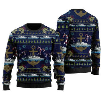 Royal Canadian Navy HMCS Calgary FFH 335 Christmas Sweater 3D ? Usalast