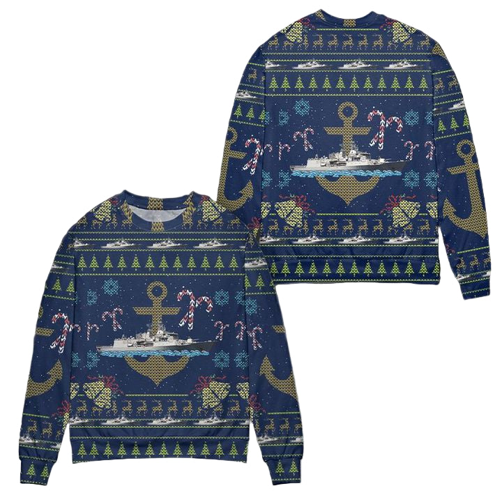 Royal New Zealand Navy HMNZS Te Kaha F77 Sweater 3D ? Usalast