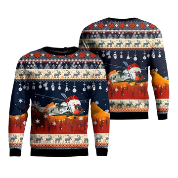 Royal Norwegian Air Force Sea King Mk43B Christmas AOP Sweater ? Usalast