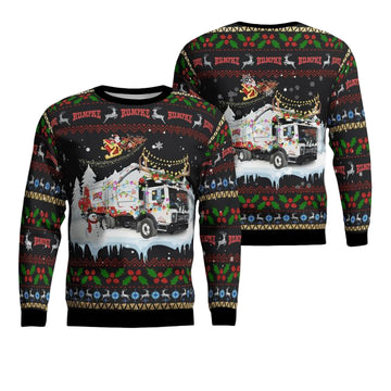 Rumpke Waste Recycling Christmas AOP Sweater ? Usalast