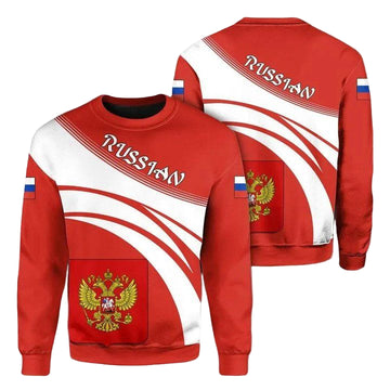 Russian Coat Of Arms Sweater Cricket Style J5W ? Usalast