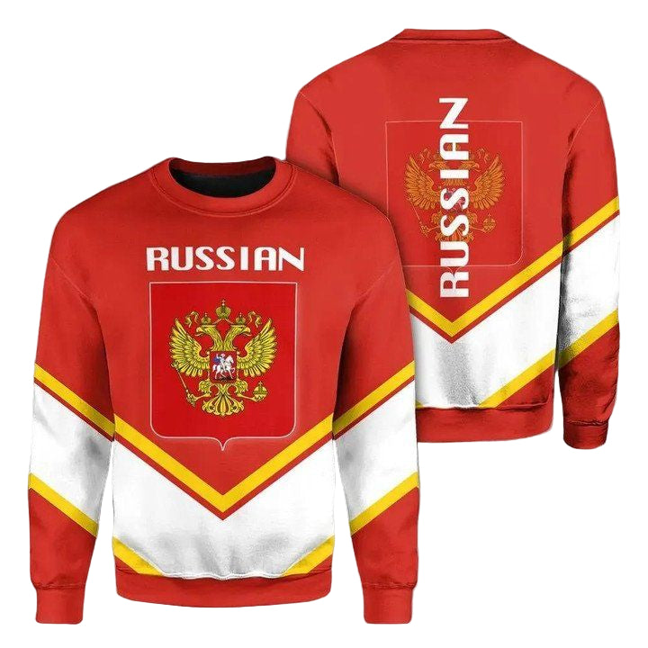 Russian Coat Of Arms Sweater Lucian Style J5W ? Usalast