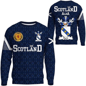 Rynd Family Crest Sweater Scottish Home ? 1991 Style A7 ? Usalast