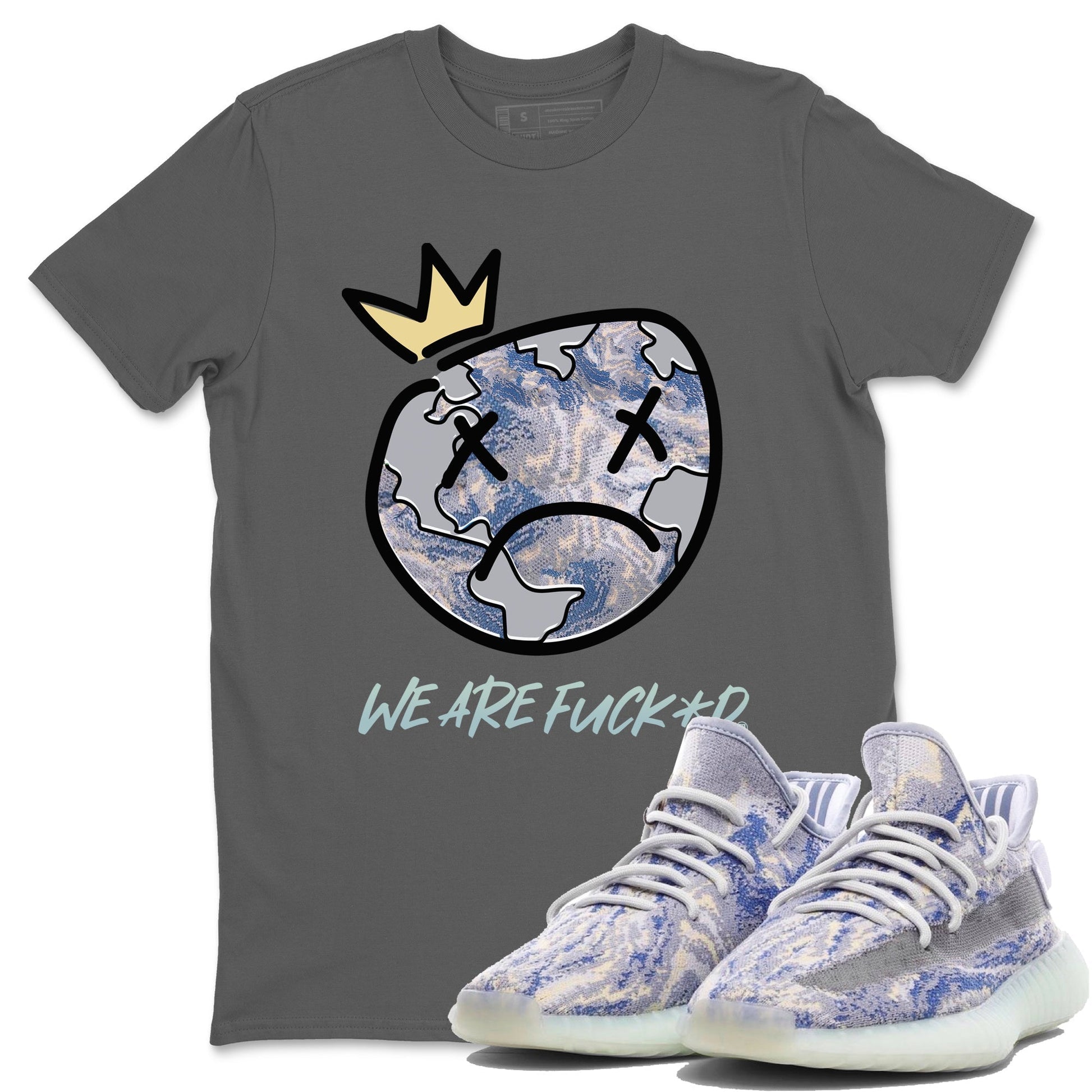 Sad Earth Unisex Tops - Yeezy 350 MX Blue