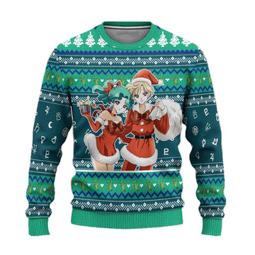 Sailor Neptune Ugly Christmas Sweater Sailor Moon Anime Xmas Gift ? Usalast