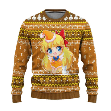 Sailor Venus Ugly Christmas Sweater Sailor Moon Anime Xmas Gift ? Usalast