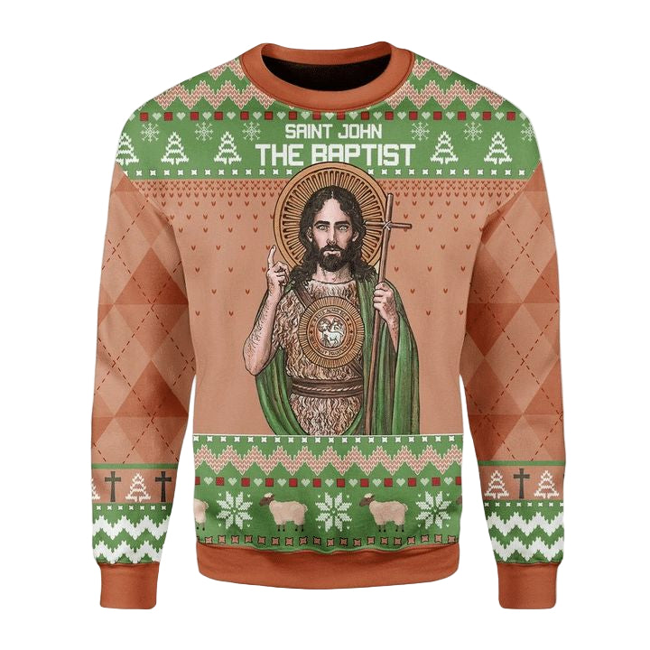 Saint John The Baptist Ugly Christmas Sweater 2022 ? Usalast