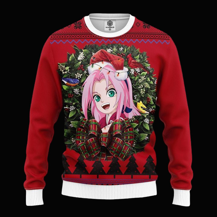 Sakura Naruto Noel Mc Ugly Christmas Sweater Thanksgiving Gift ? Usalast