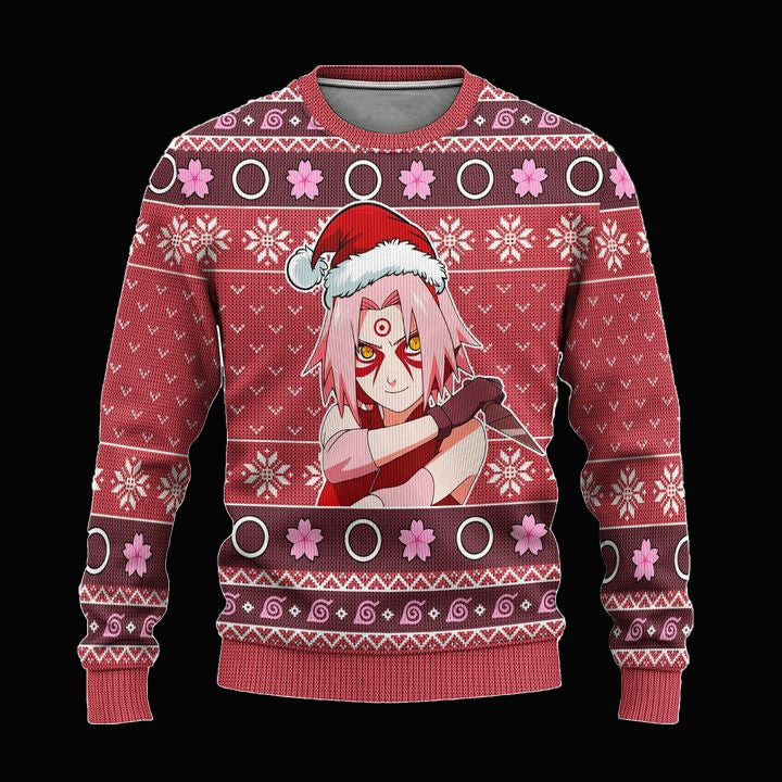 Sakura Ugly Christmas Sweater Sage Mode Naruto Anime Xmas Gift ? Usalast