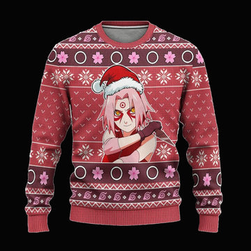 Sakura Ugly Christmas Sweater Sage Mode Naruto Anime Xmas Gift ? Usalast