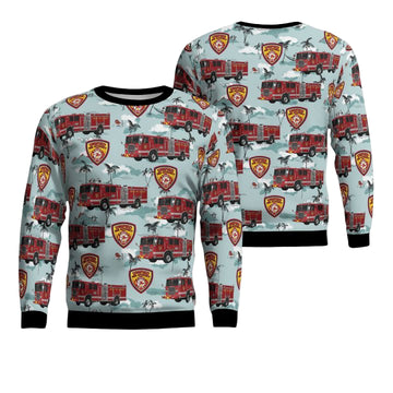 Salt Lake County Utah Unified Fire Authority Christmas Sweater 3D ? Usalast