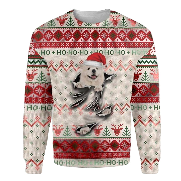 Samoyed Scratch Unisex 3D Ugly Christmas Sweater ? Usalast