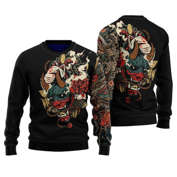 Samurai Tattoo Ugly Christmas Sweater For Men Women Adult Uh1010 ? Usalast
