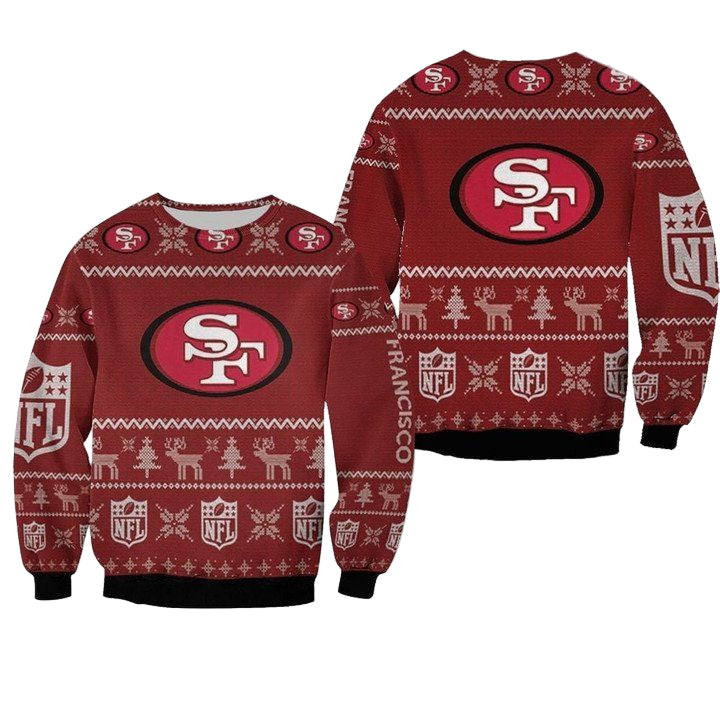 San Francisco 49Ers Ugly Sweater Christmas 3D Sweater ? Usalast