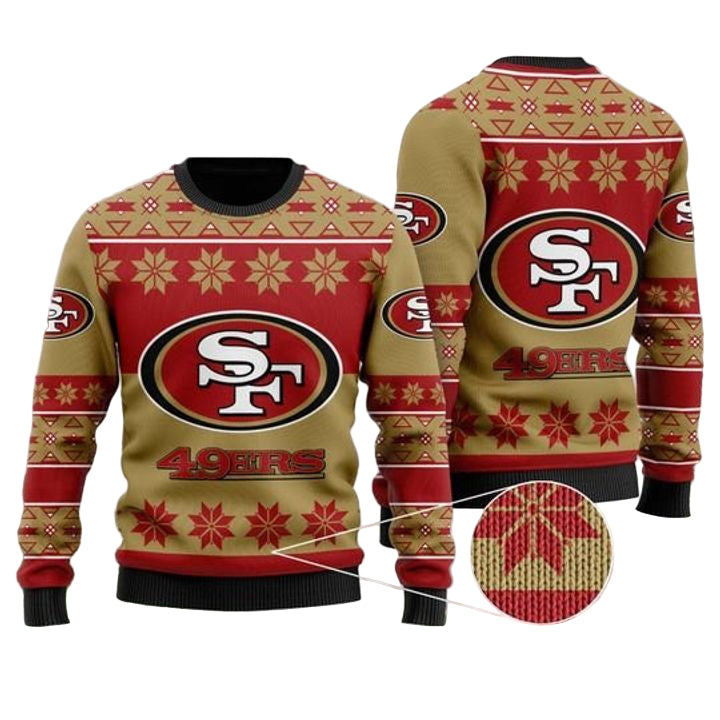 San Francisco 49Ers Wool Ugly Christmas Sweater ? Usalast