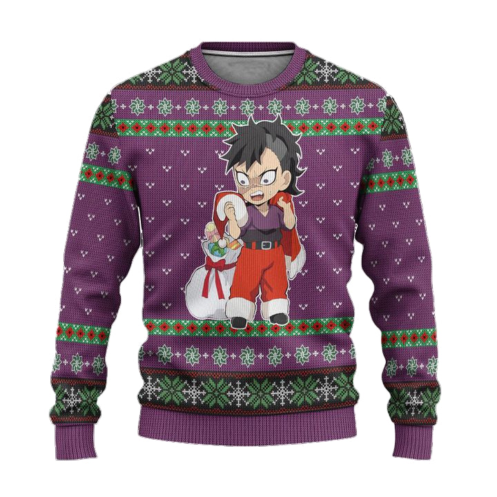 Sanemi Shinazugawa Demon Slayer Anime Ugly Christmas Sweater Xmas Gift ? Usalast