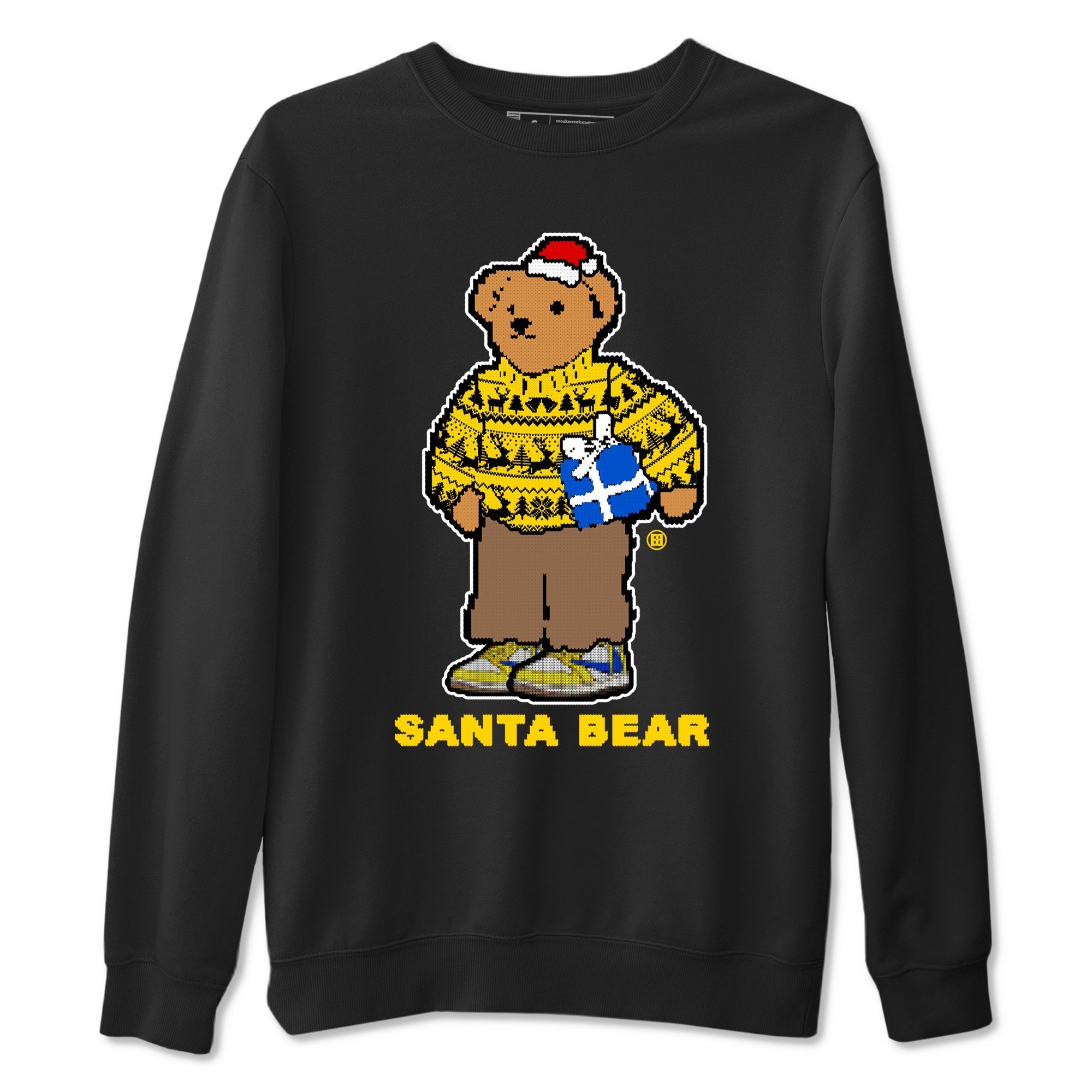 Santa Bear Sneaker Tees - Air Jordan 1 Travis Scott Canary