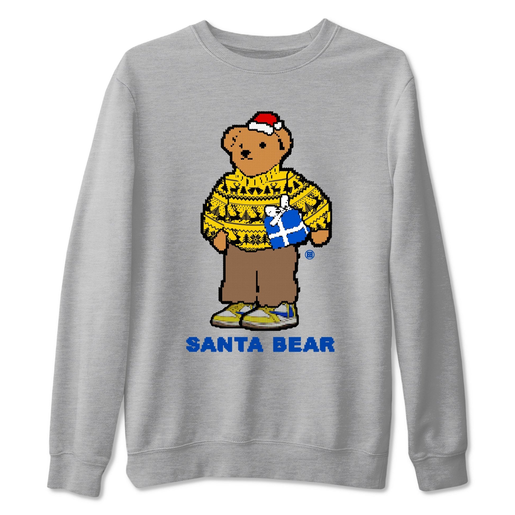 Santa Bear Sneaker Tees - Air Jordan 1 Travis Scott Canary