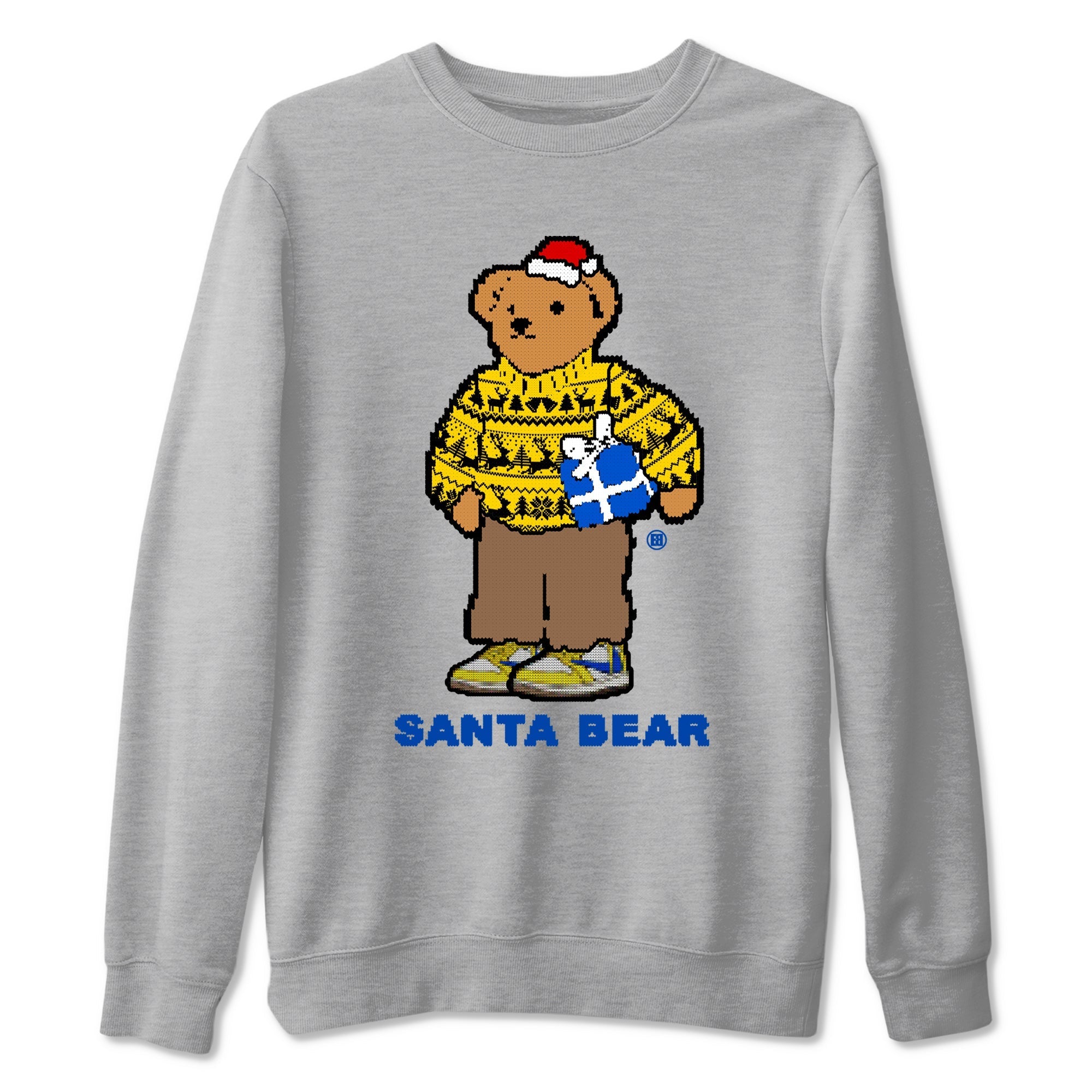 Santa Bear Sneaker Tees - Air Jordan 1 Travis Scott Canary