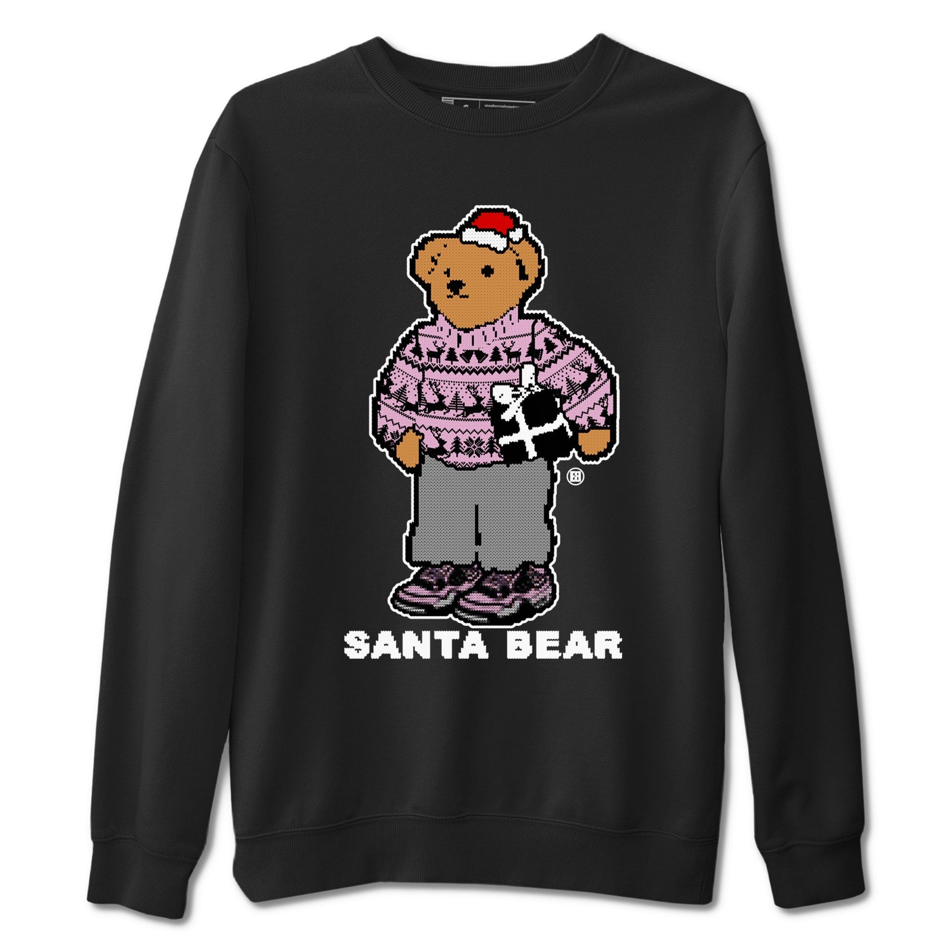 Santa Bear Sneaker Tees - Air Jordan 4 Orchid