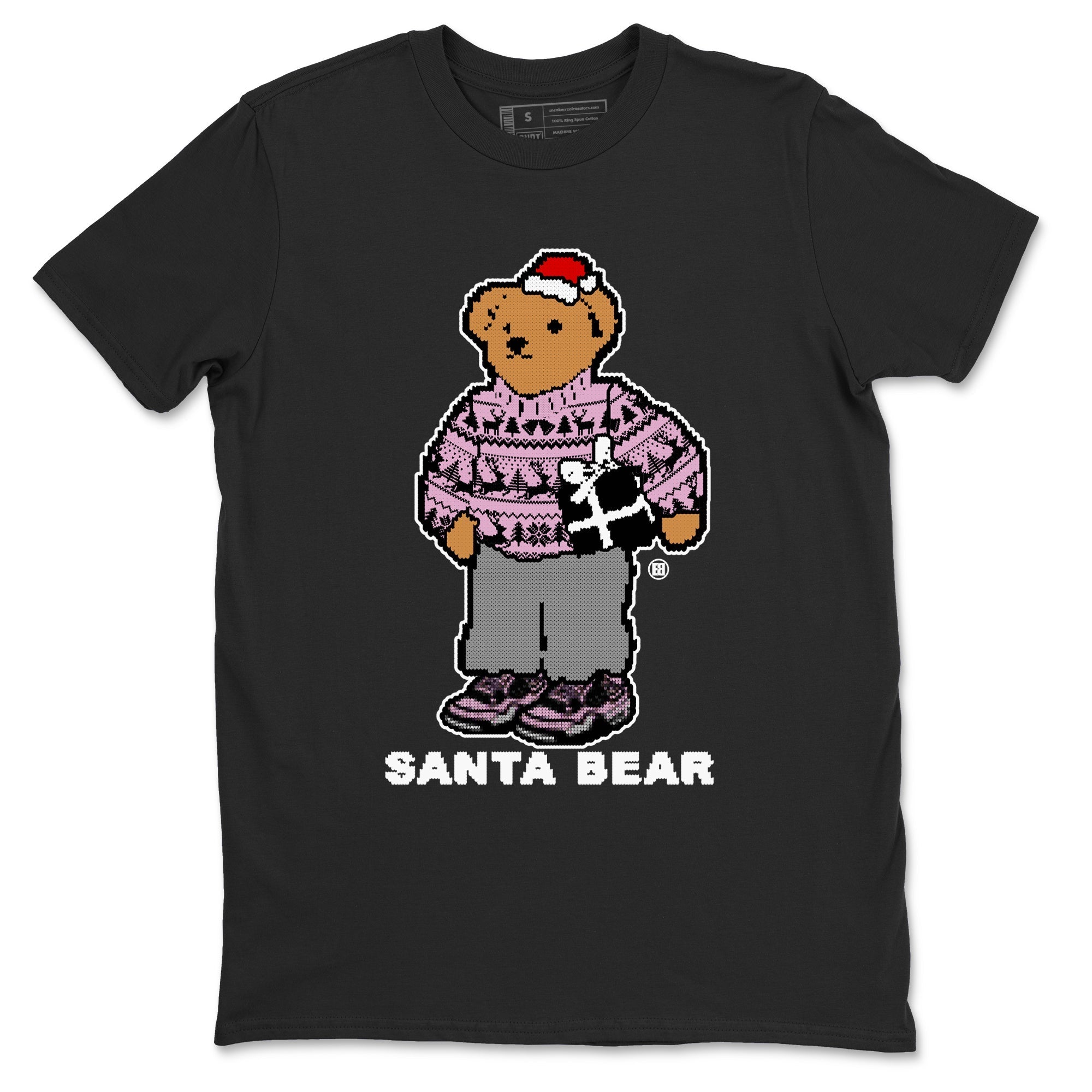 Santa Bear Sneaker Tees - Air Jordan 4 Orchid