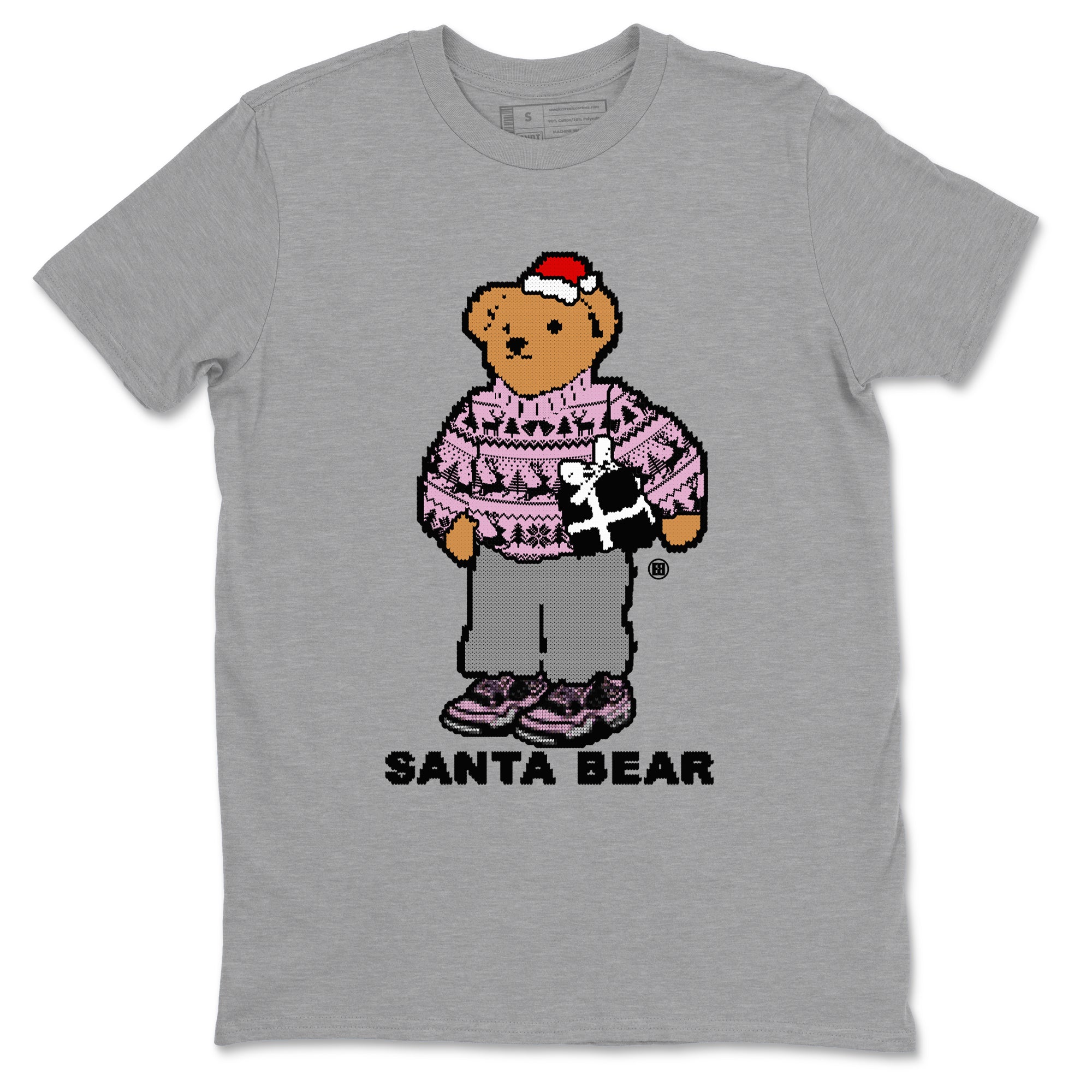 Santa Bear Sneaker Tees - Air Jordan 4 Orchid