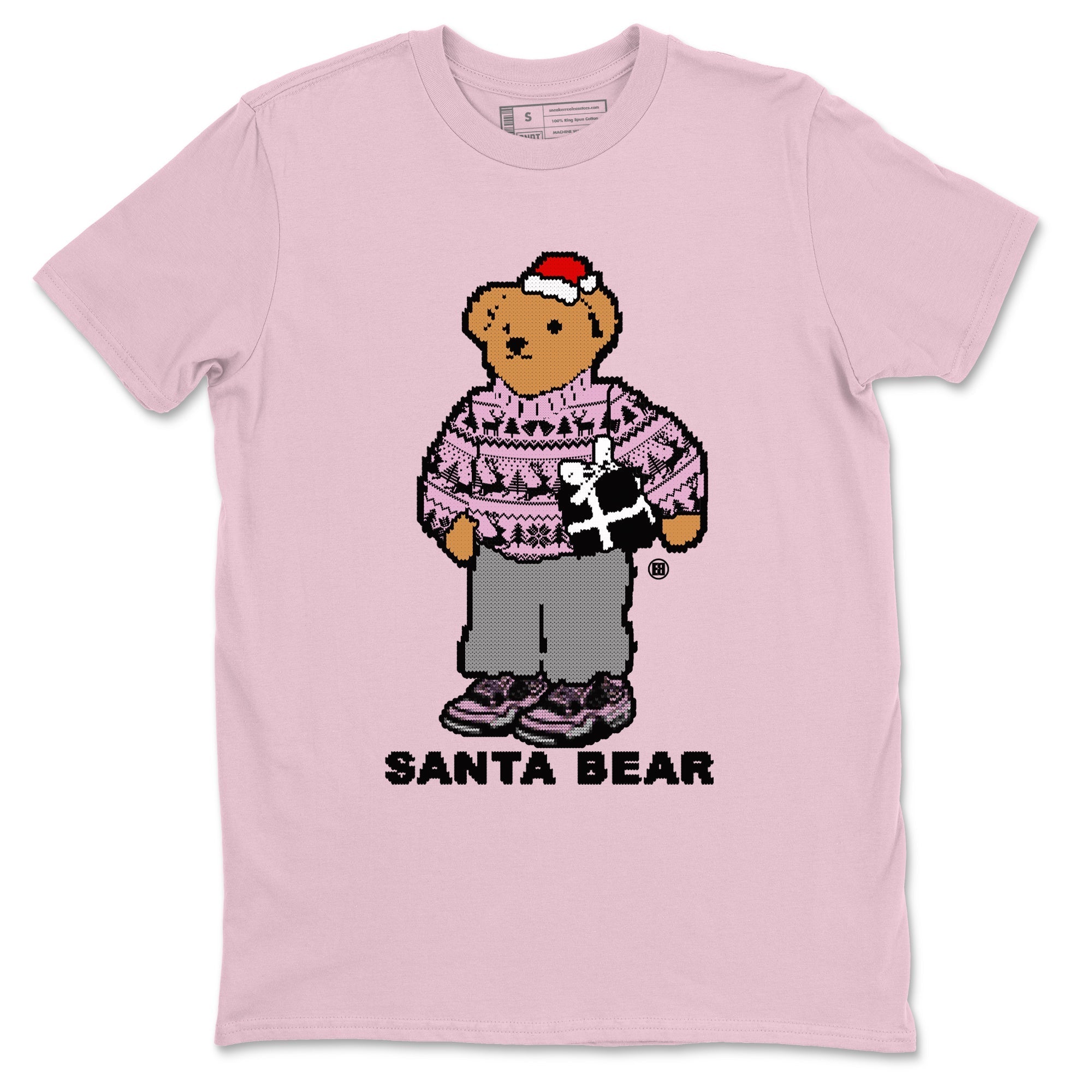 Santa Bear Sneaker Tees - Air Jordan 4 Orchid