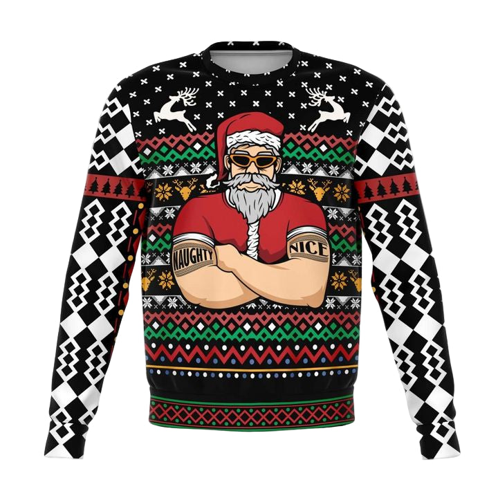 Santa Bouncer For For Meme 3d Ugly Christmas Sweater ? Usalast