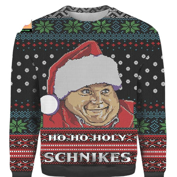 Santa Chris Farley Ho Ho Holy Schnikes Ugly 3D Christmas Sweater ? Usalast