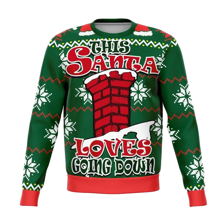 Santa Goes Down Funny Meme 2022 Design 3d Ugly Christmas Sweater ? Usalast