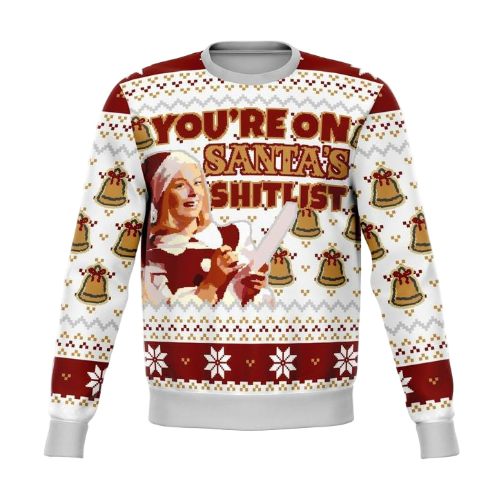Santa Sht List Dank Meme 2022 Design 3d Ugly Christmas Sweater ? Usalast