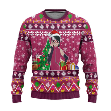 Sarada Uchiha Anime Ugly Christmas Sweater Custom Boruto Xmas Gift ? Usalast