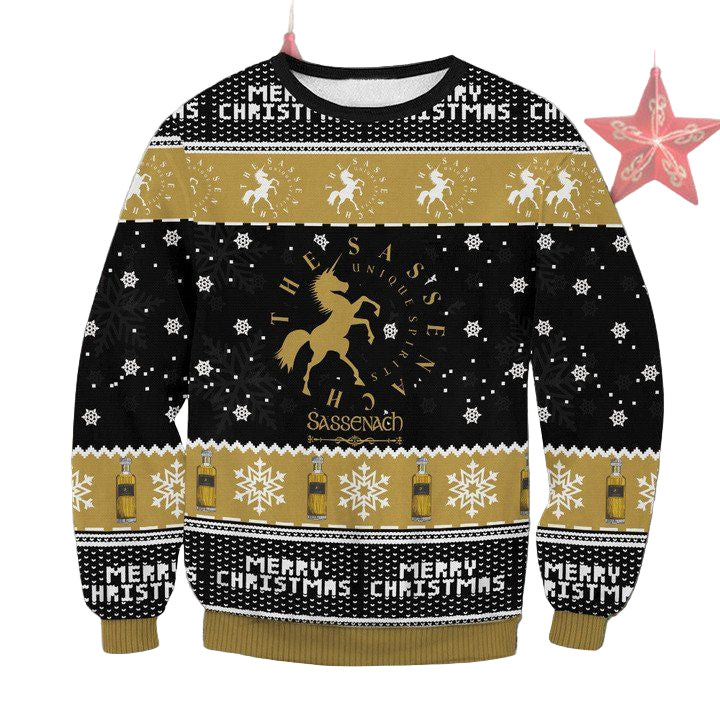 Sassenach Scotch Whisky Ugly Christmas Sweater 2022 ? Usalast