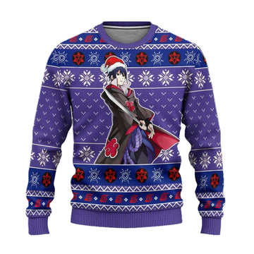 Sasuke Akatsuki Ugly Christmas Sweater Naruto Anime Xmas Gift ? Usalast