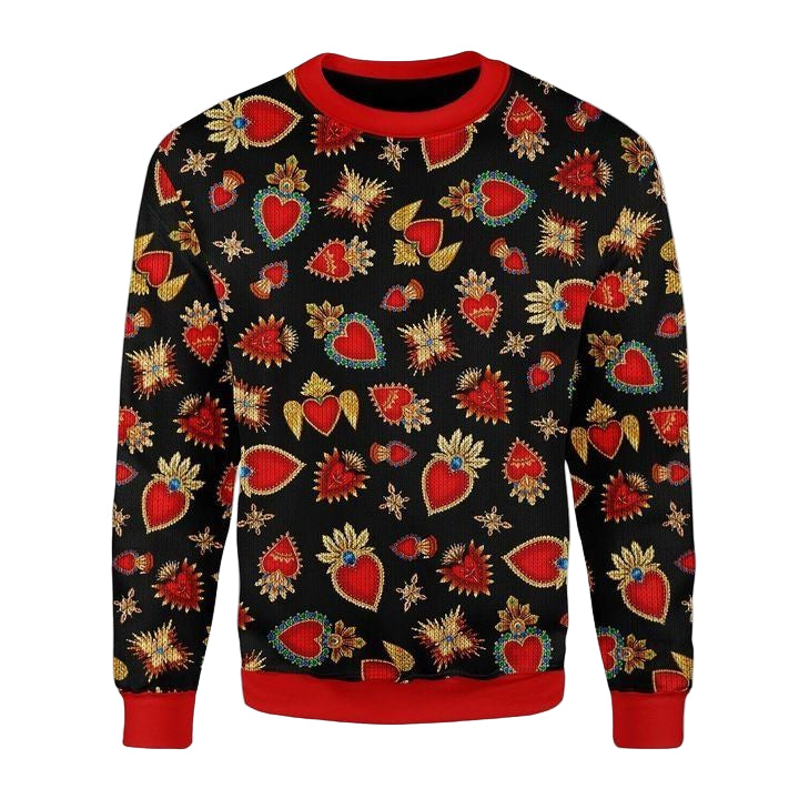 Scared Heart Ugly Christmas Sweater 2022 ? Usalast