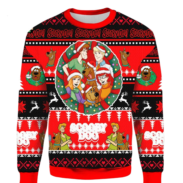 Scooby Doo Characters Ugly 3D Christmas Sweater ? Usalast