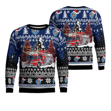 Scott Township Fire EMS Christmas AOP Sweater ? Usalast