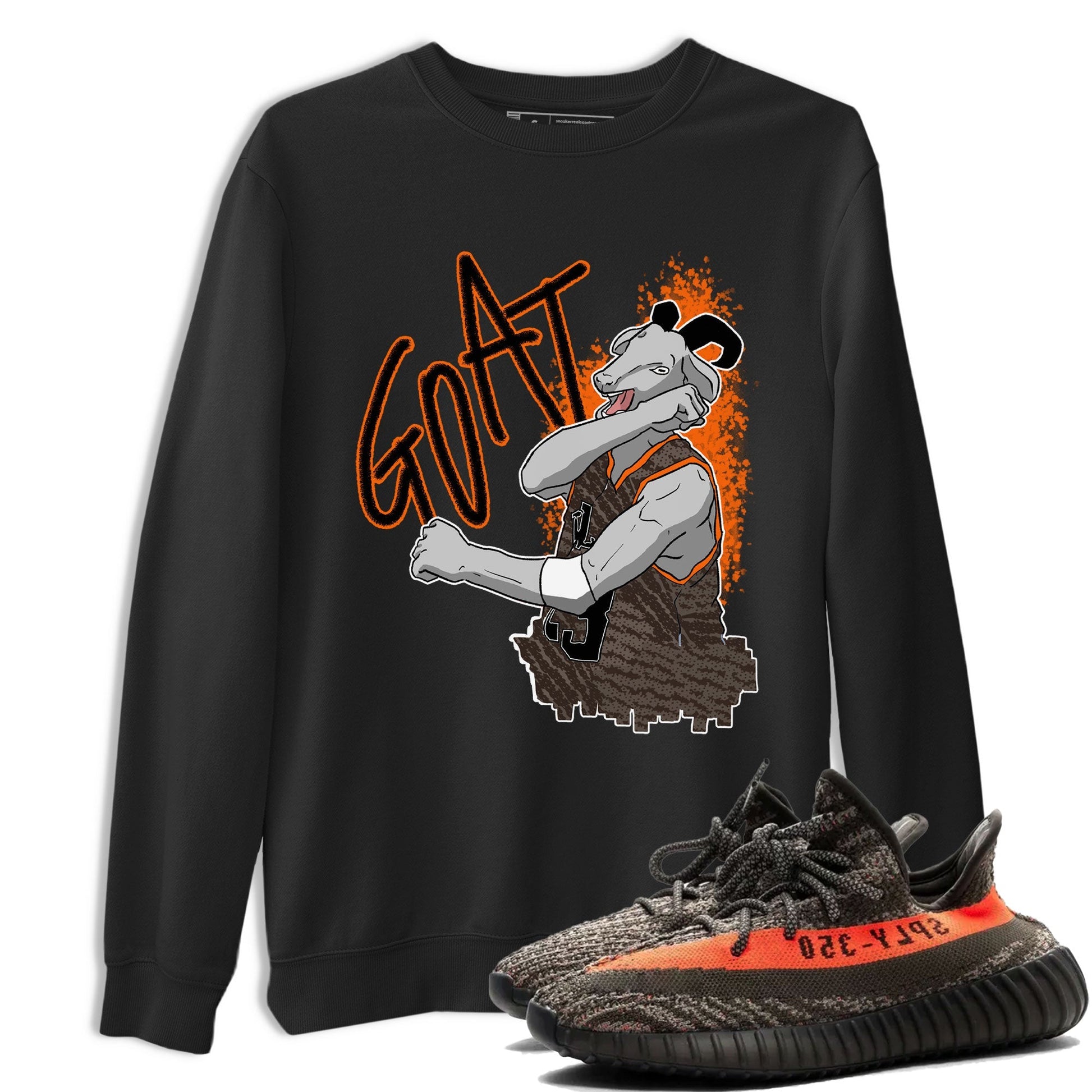 Screaming Goat Sneaker Tee - Yeezy 350 Carbon Beluga