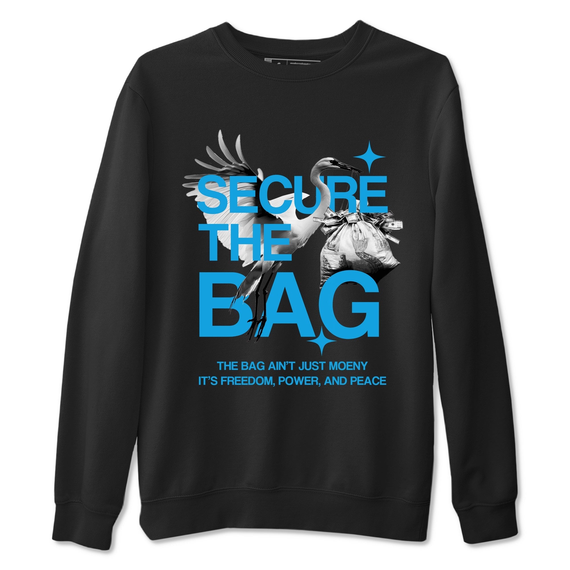 Secure The Bag Sneaker Tees - Air Jordan 1 UNC Reimagined