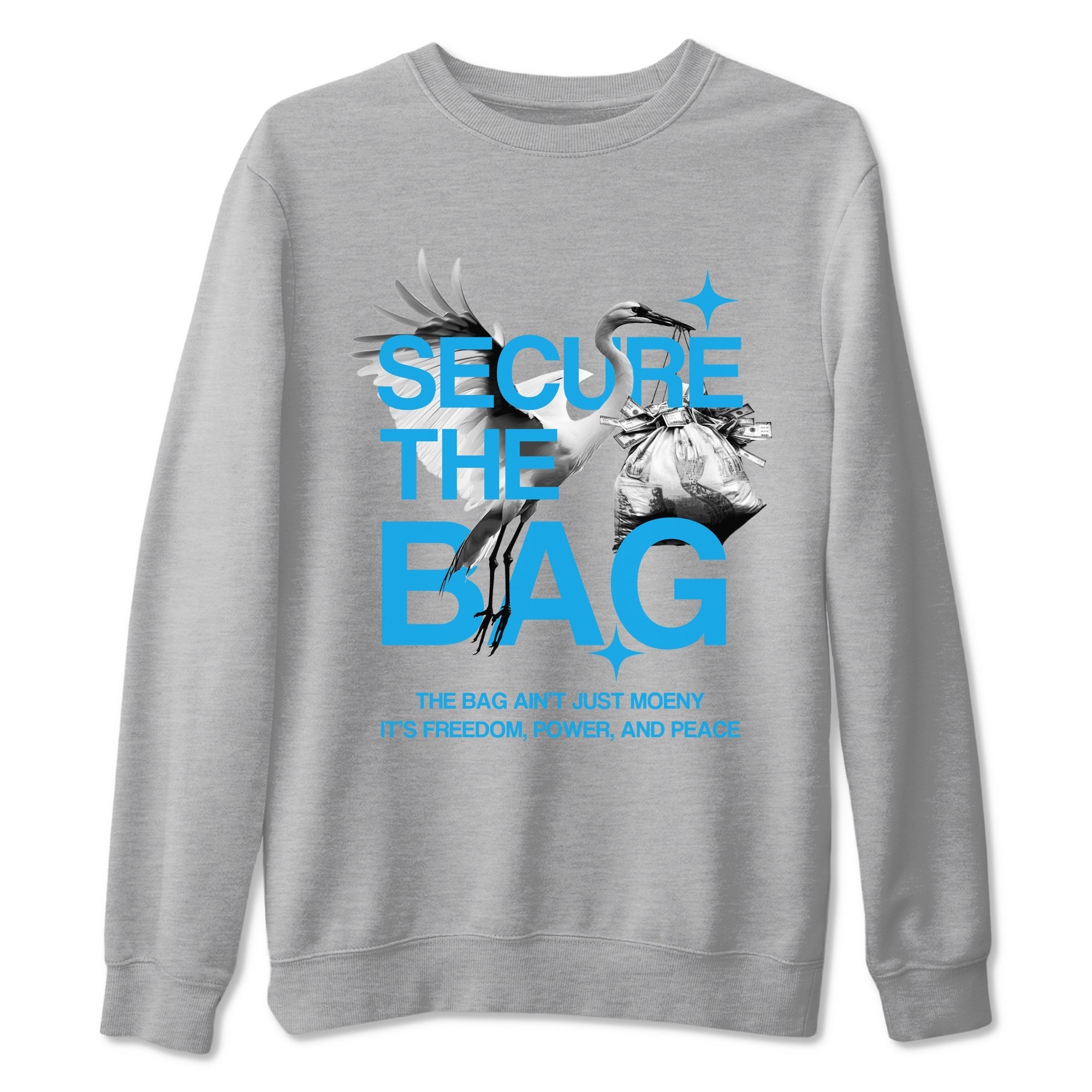 Secure The Bag Sneaker Tees - Air Jordan 1 UNC Reimagined