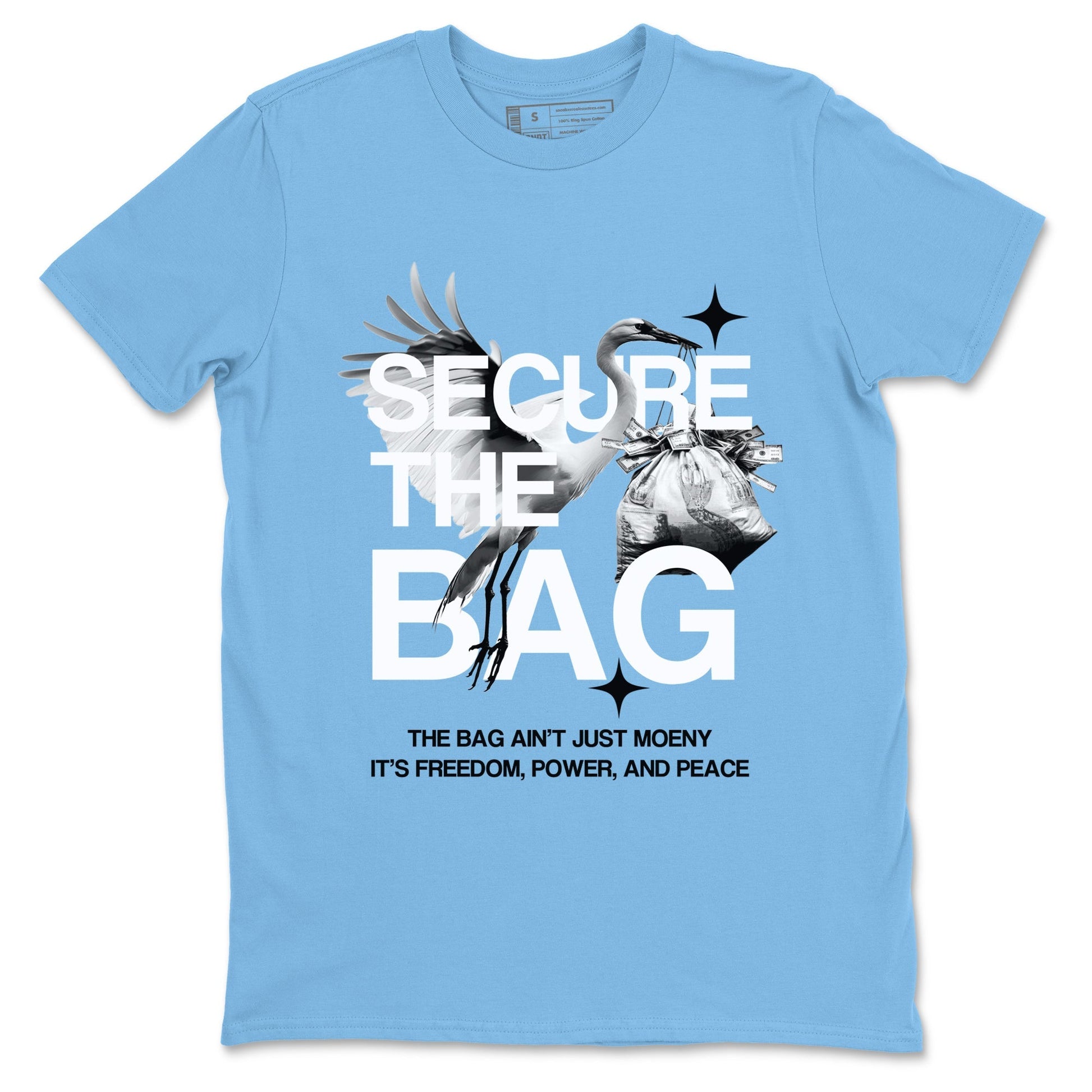 Secure The Bag Sneaker Tees - Air Jordan 1 UNC Reimagined