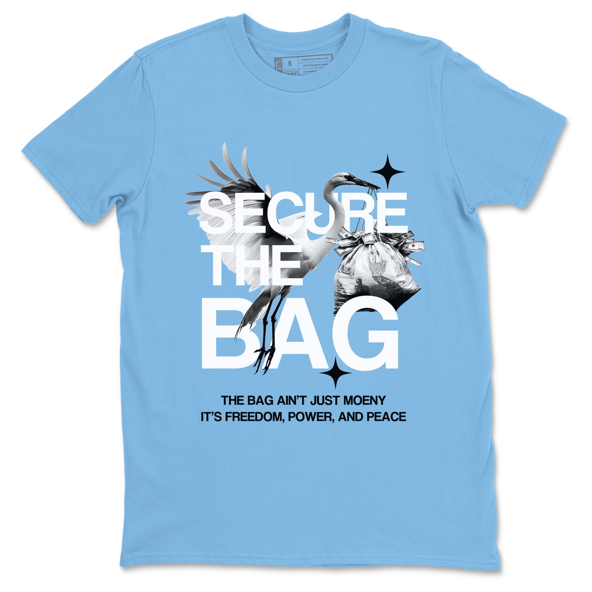 Secure The Bag Sneaker Tees - Air Jordan 1 UNC Reimagined