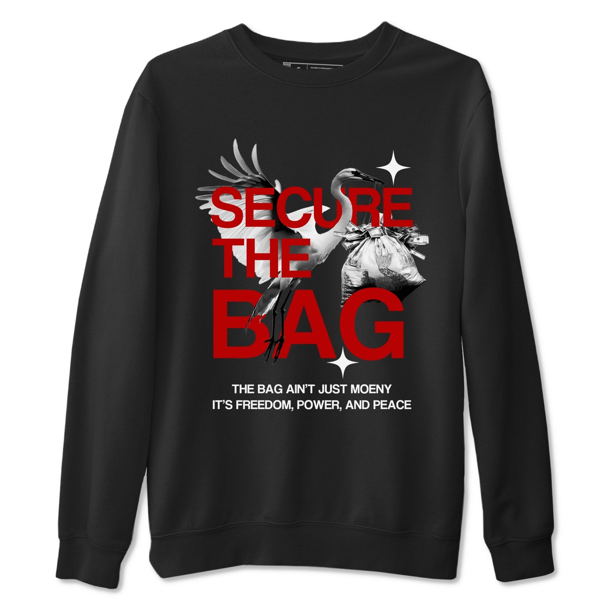Secure The Bag Sneaker Tees - Air Jordan 11 Bred