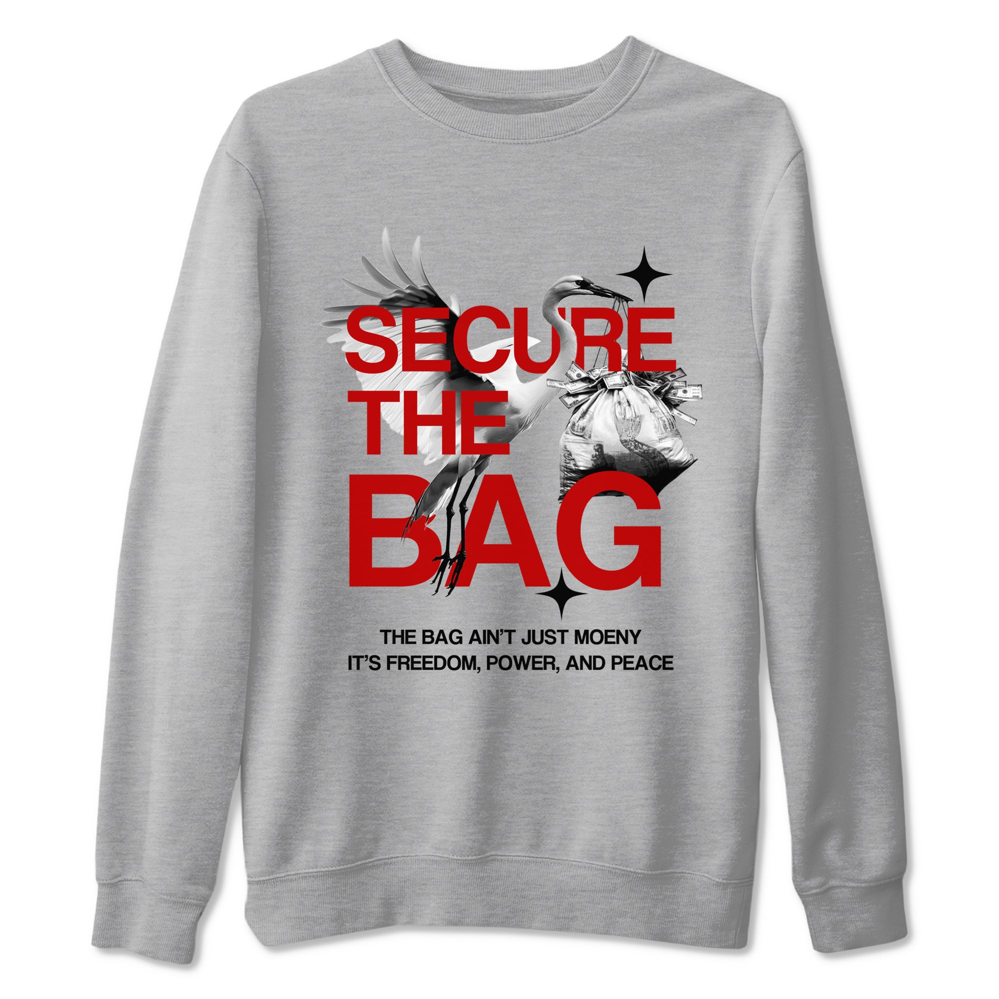 Secure The Bag Sneaker Tees - Air Jordan 11 Bred
