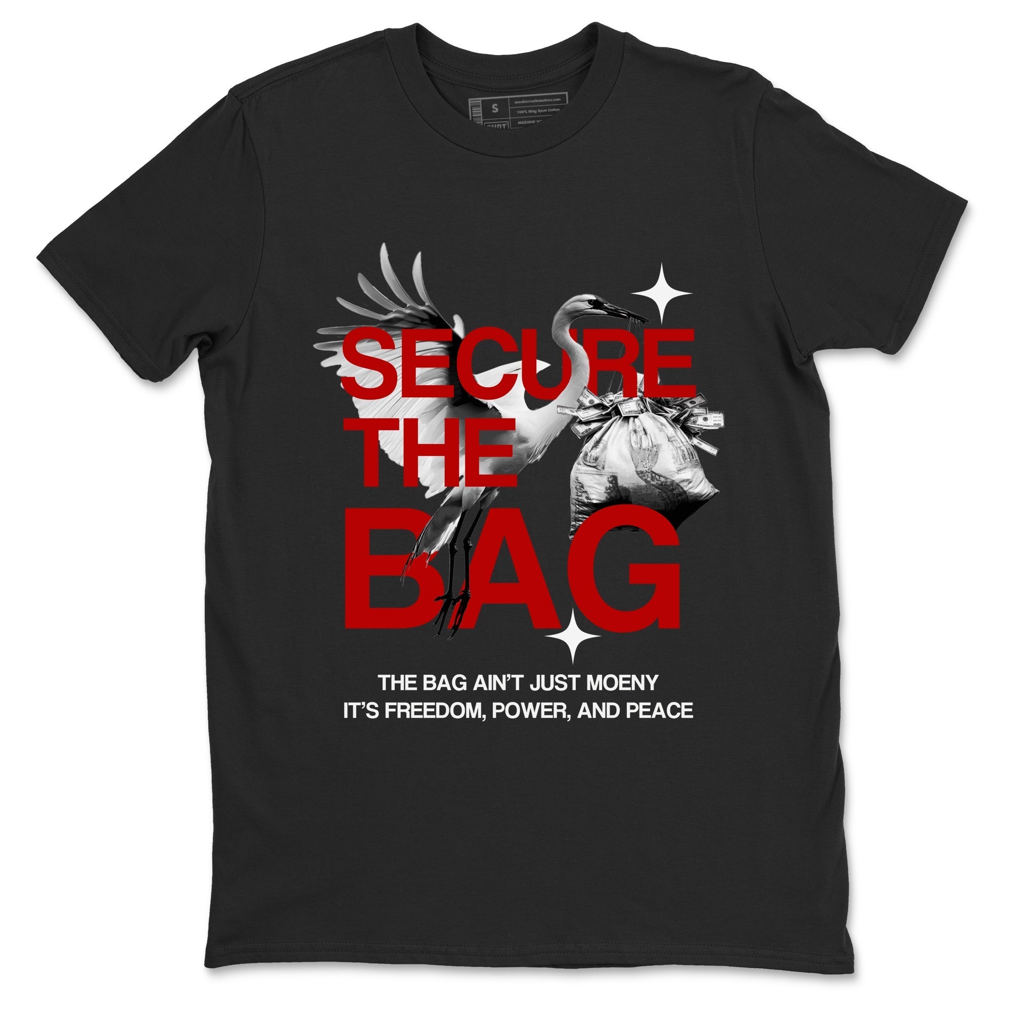Secure The Bag Sneaker Tees - Air Jordan 11 Bred